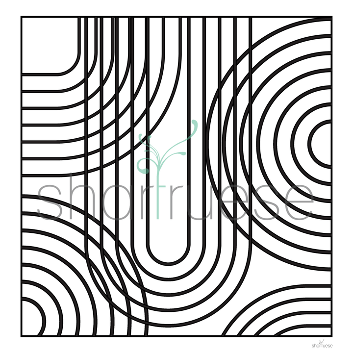 Easy &amp; Bold Colouring Book: Extra Thick Lines for Anxiety Relief - ShartrueseColouring Book