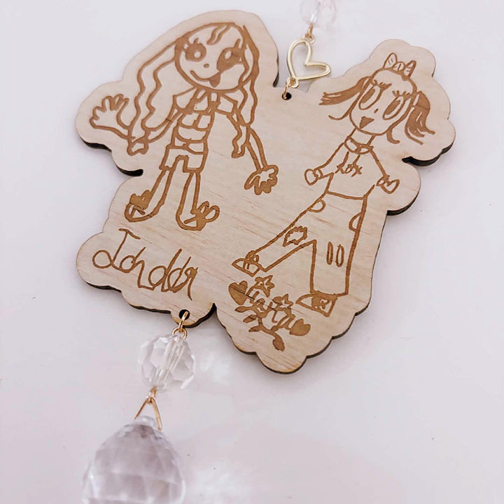 Personalised Suncatcher | Kids Artwork