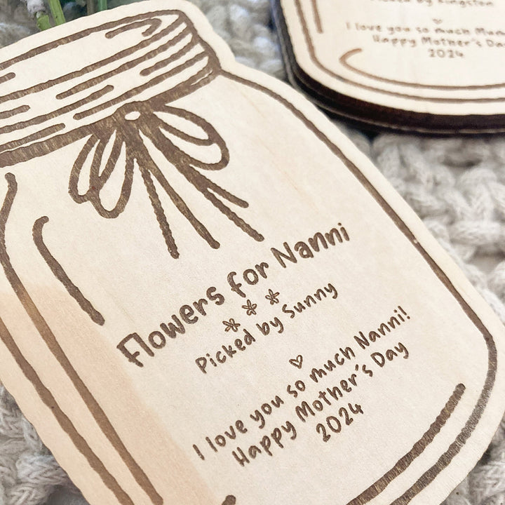 Flower Jar Magnet - Shartruese