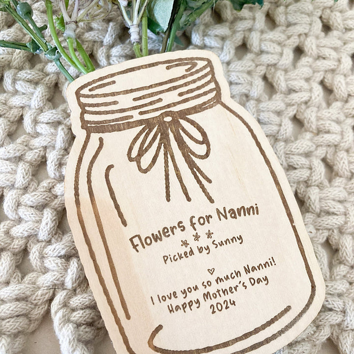 Flower Jar Magnet - Shartruese