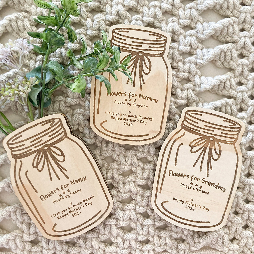 Flower Jar Magnet - Shartruese