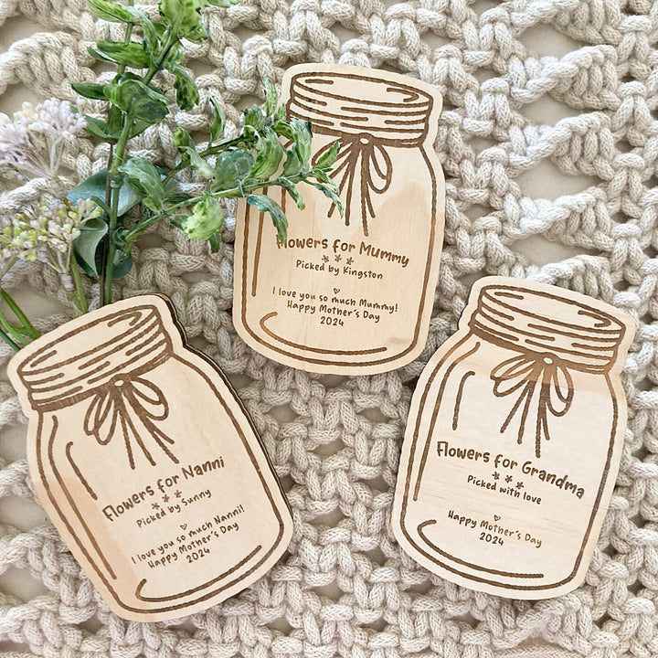 Flower Jar Magnet - Shartruese