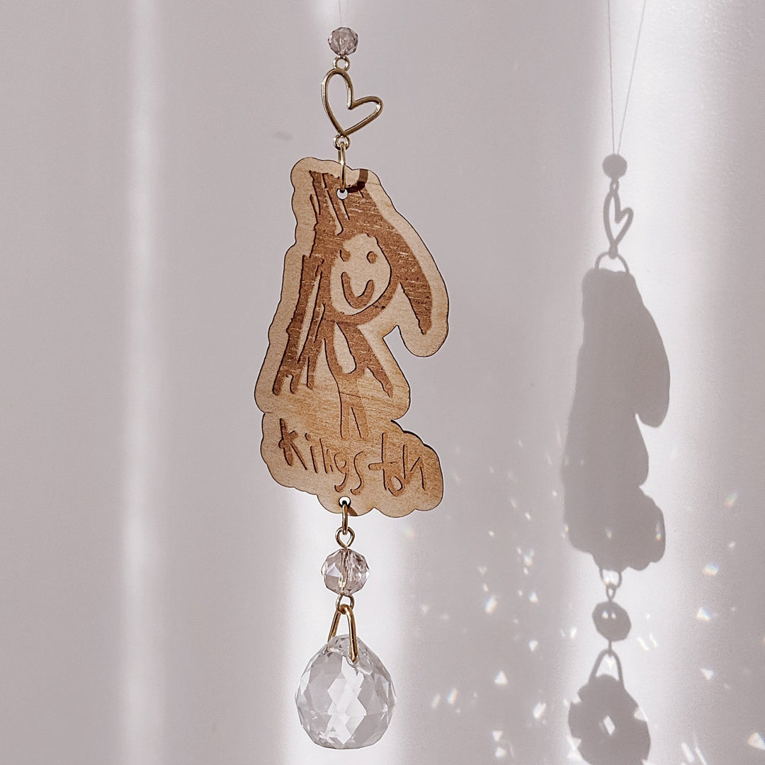 Personalised Suncatcher | Kids Artwork - ShartrueseMother&