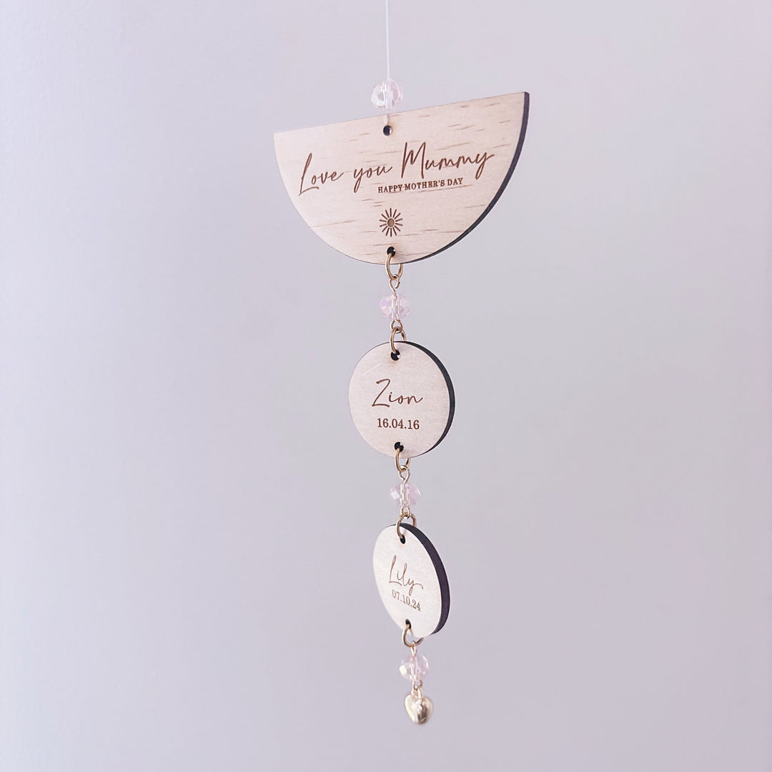 Personalised Suncatcher | Love You Name Drop - ShartrueseMother&