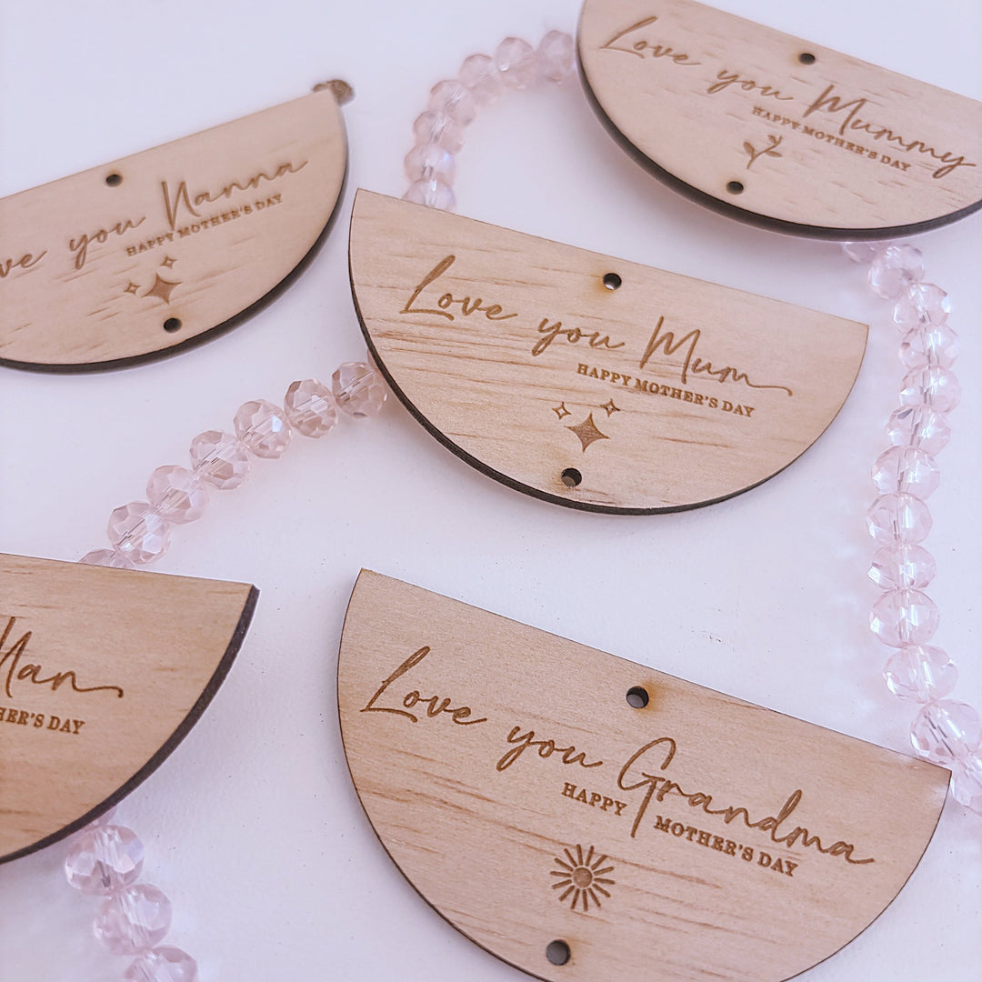 Personalised Suncatcher | Love You Name Drop - ShartrueseMother&