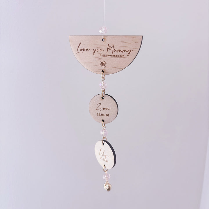 Personalised Suncatcher | Love You Name Drop - ShartrueseMother&
