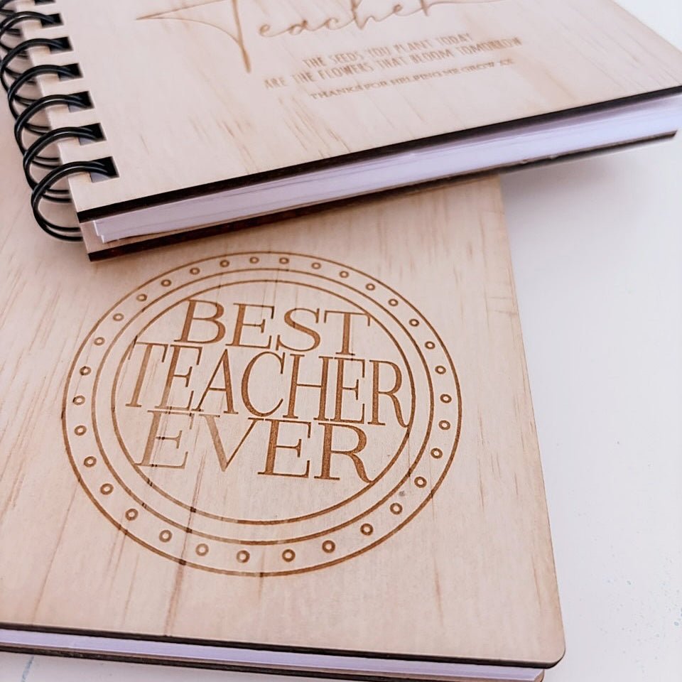 Personalised Teacher Journal - ShartrueseTeacher Gift