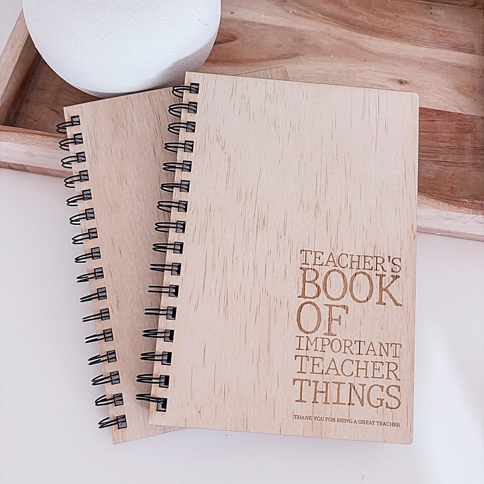 Personalised Teacher Journal - ShartrueseTeacher Gift