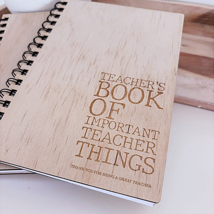Personalised Teacher Journal - ShartrueseTeacher Gift