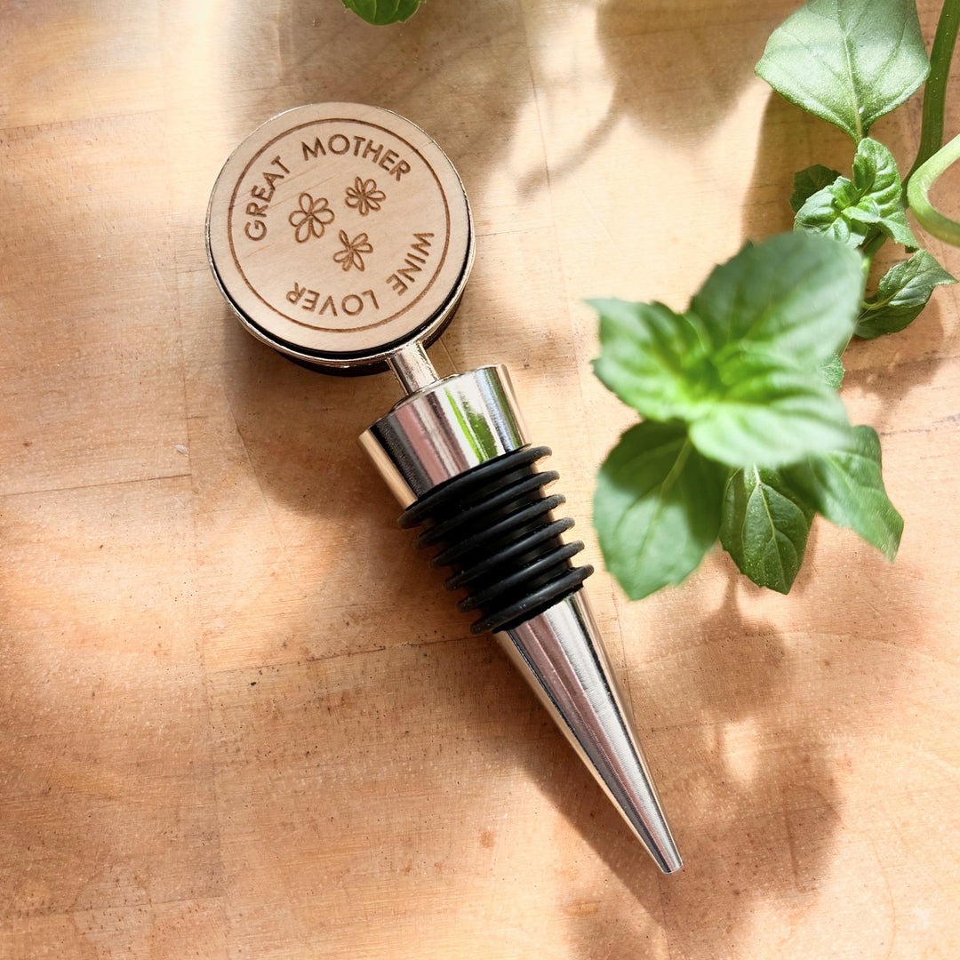 Personalised Wine Bottle Stopper - ShartrueseWine Stopper