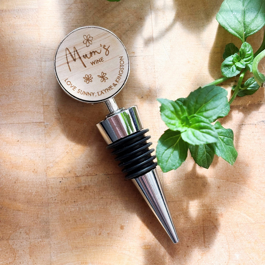 Personalised Wine Bottle Stopper - ShartrueseWine Stopper