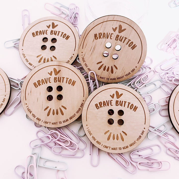 Pocket Sized Brave Button - ShartruesePocket Hug