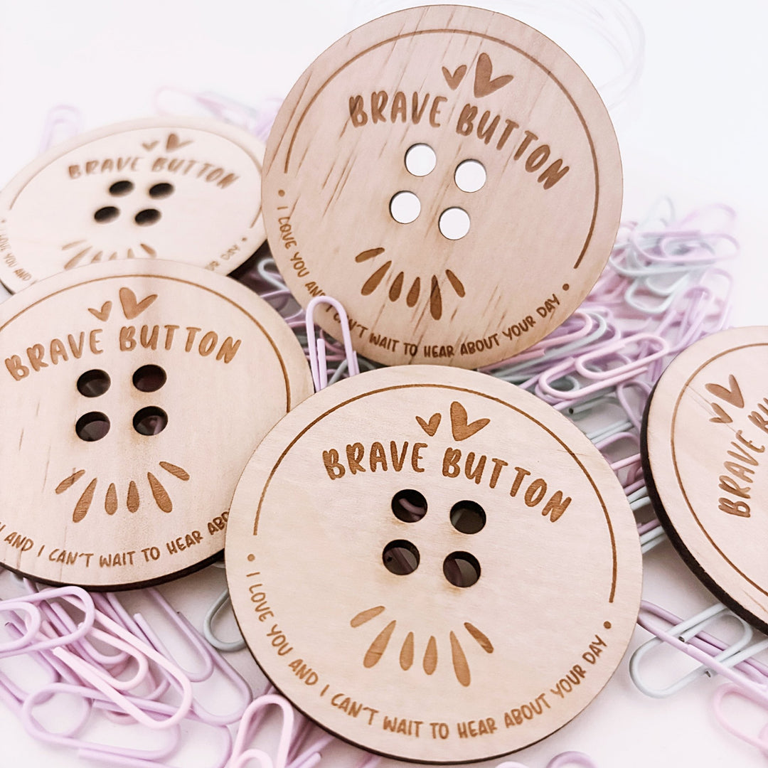 Pocket Sized Brave Button - ShartruesePocket Hug