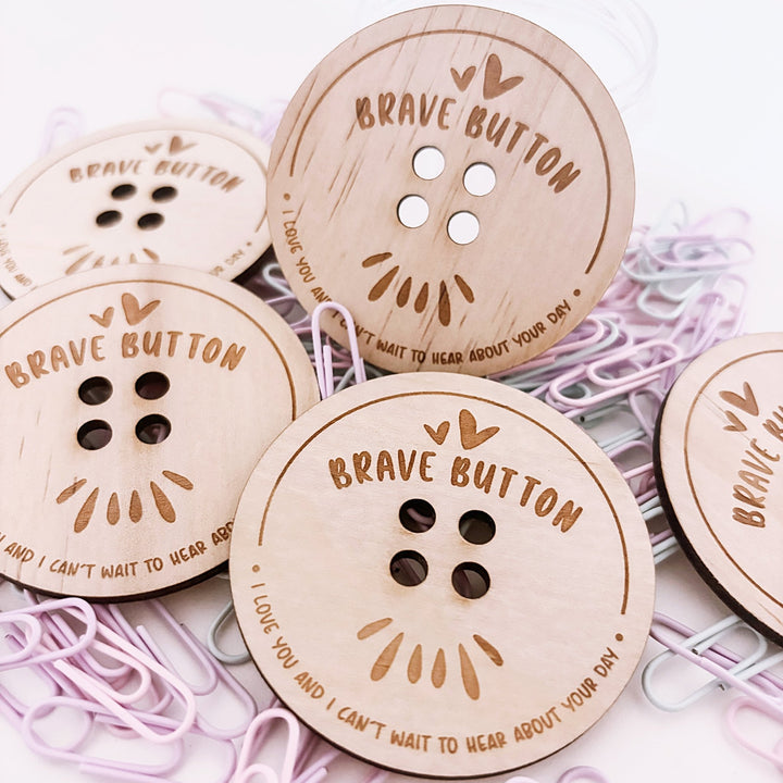 Pocket Sized Brave Button - ShartruesePocket Hug