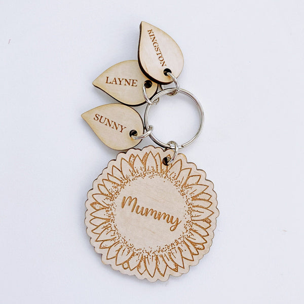 Sunflower Keychain - ShartrueseKey Chain