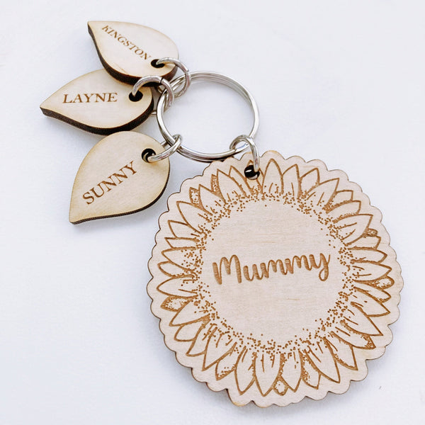 Sunflower Keychain - ShartrueseKey Chain