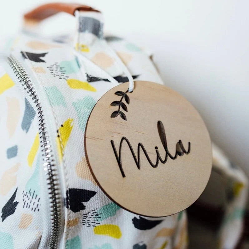 Zilvi School Bag Tag - Vine