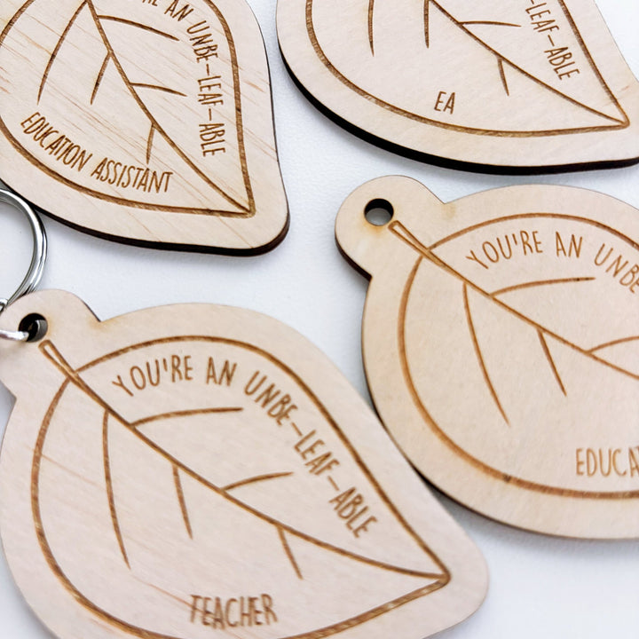 Teacher Appreciation Keychains - ShartrueseTeacher Gift
