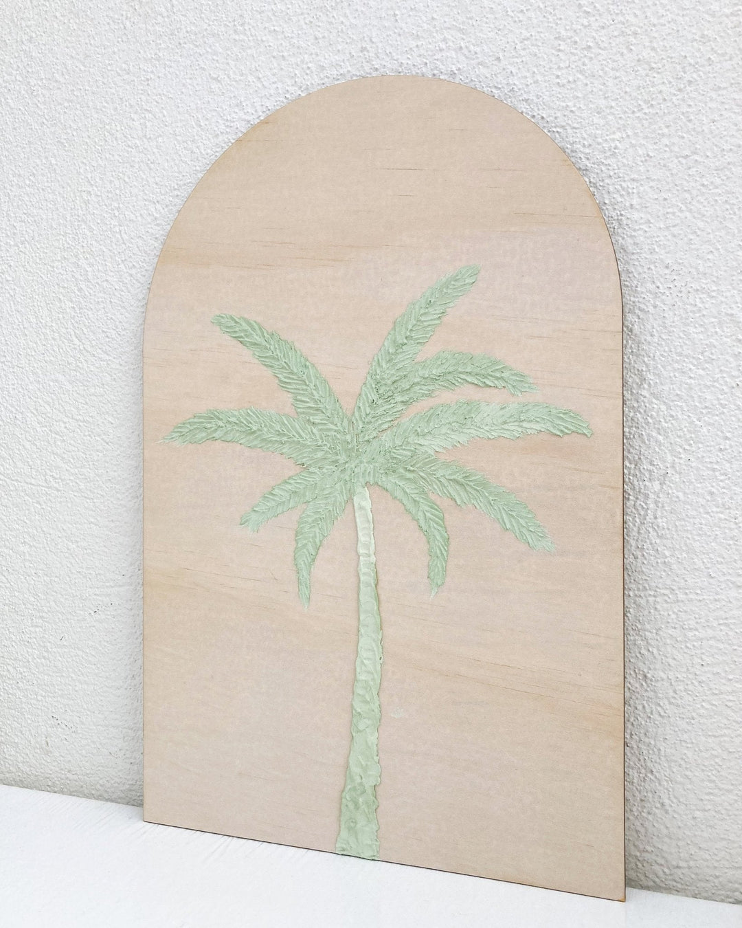 Textured Palm Arch Plaque - ShartrueseTextured Art