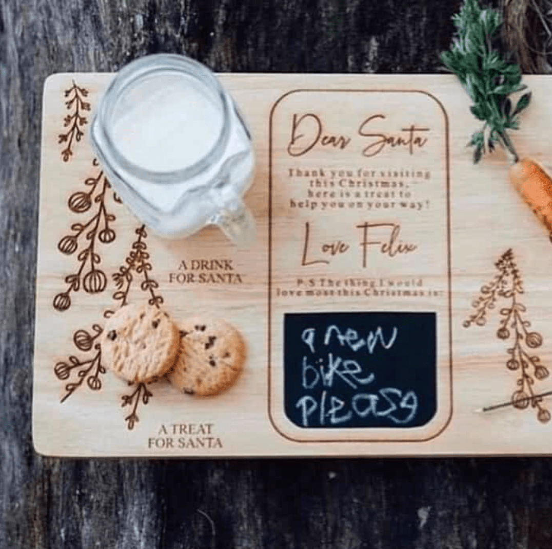 Zilvi Christmas Eve Santa Snack Board - ShartrueseChristmas Ornament