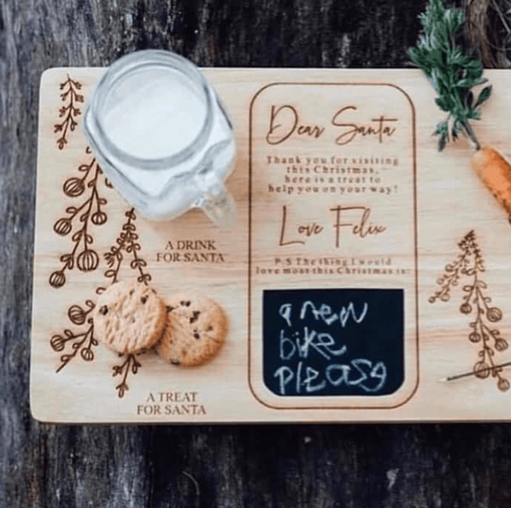 Zilvi Christmas Eve Santa Snack Board - ShartrueseChristmas Ornament