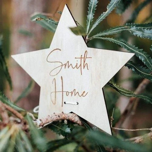 Zilvi Christmas Tree Personalised Star - ShartrueseChristmas Ornament