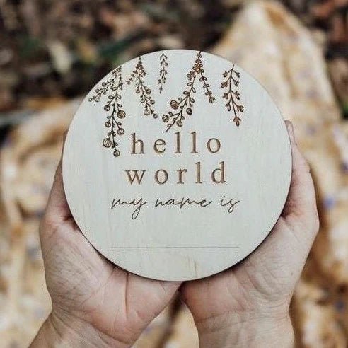 Zilvi 'Hello World - My Name Is...' - ShartrueseBirth Announcement