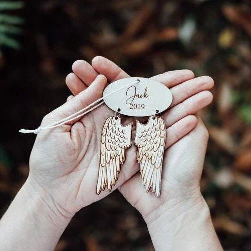 Zilvi Personalised Angel Ornament - ShartrueseChristmas Ornament