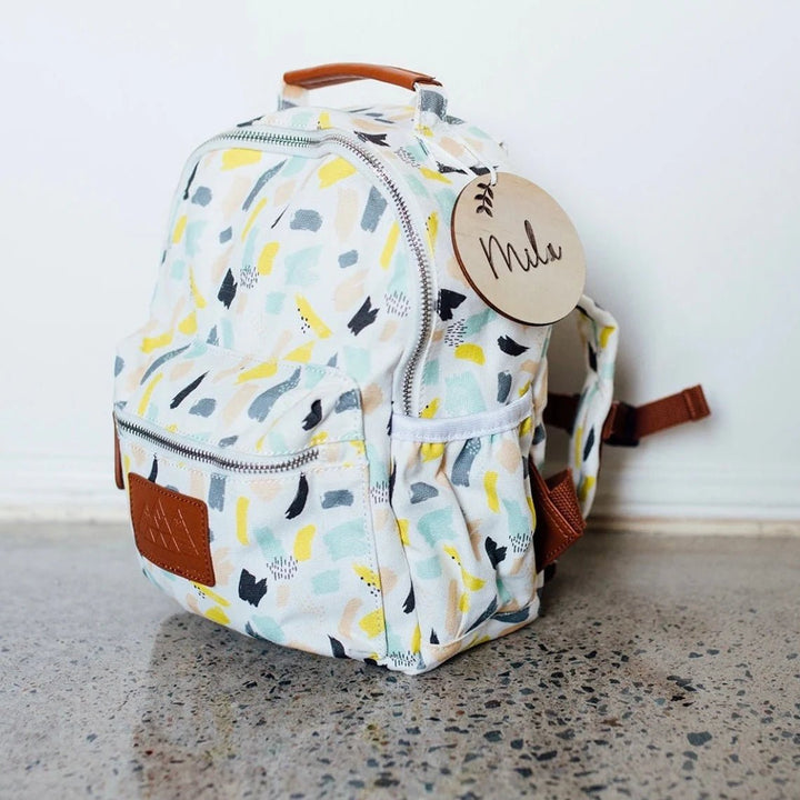 Zilvi School Bag Tag - Vine - ShartrueseSchool Bag Tag