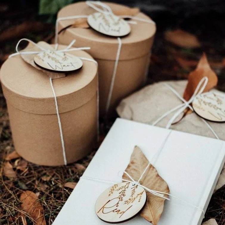 Zilvi Want, Need, Wear, Read Gift Tags - Wildflower - ShartrueseChristmas Ornament