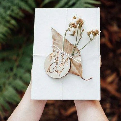 Zilvi Want, Need, Wear, Read Gift Tags - Wildflower - ShartrueseChristmas Ornament
