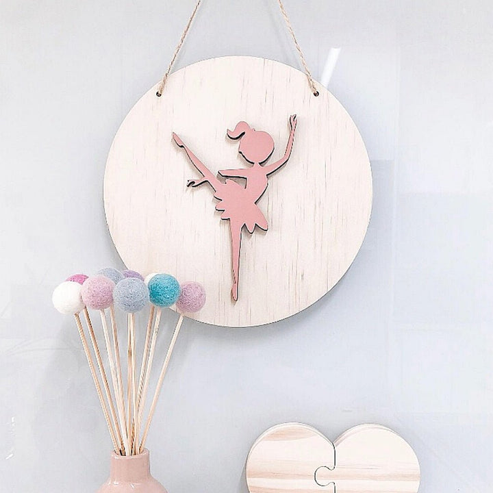 3D Ballerina Plaque - ShartrueseNursery Decor