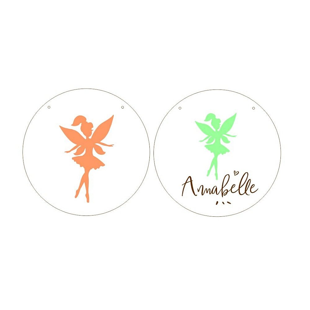 3D Fairy Plaque - ShartrueseNursery Decor