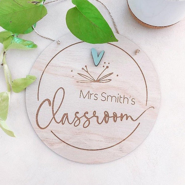 3D Heart Teacher Plaque - ShartrueseTeacher Gift