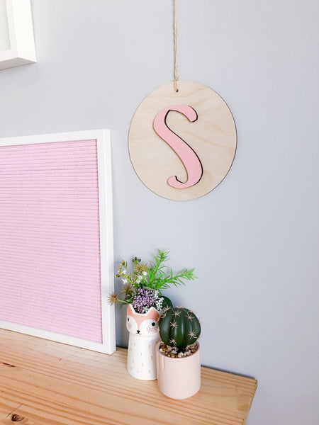 3D Letter Plaque - ShartrueseNursery Decor