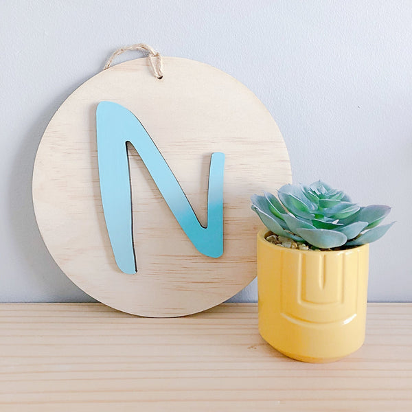 3D Letter Plaque - ShartrueseNursery Decor