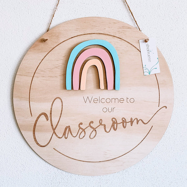 3D Rainbow Teacher Plaque - ShartrueseTeacher Gift