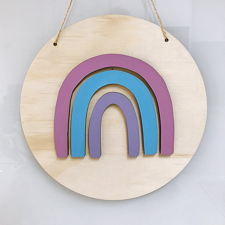 3D Rainbow Plaque - Shartruese