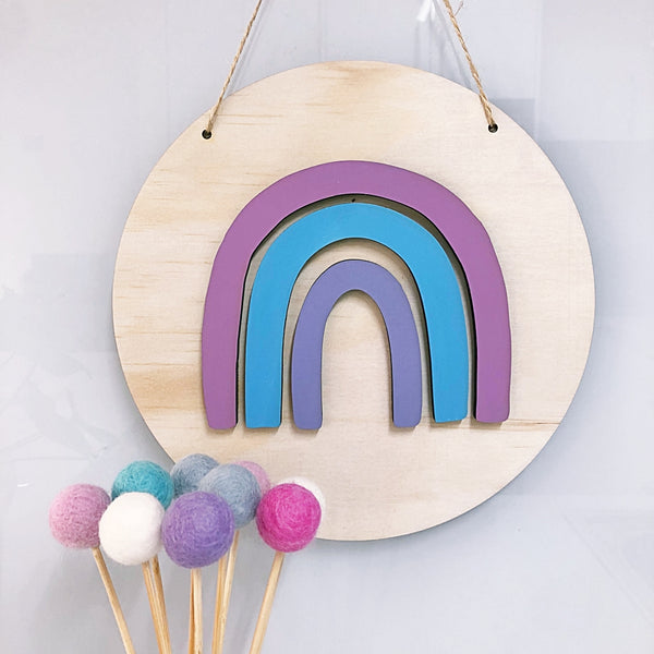 3D Rainbow Plaque - Shartruese