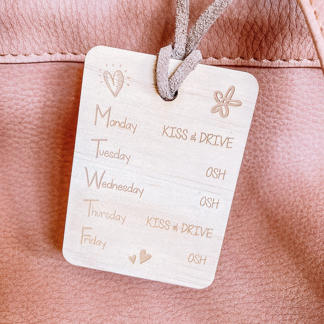 After School Reminder Bag Tag - ShartrueseSchool Bag Tag