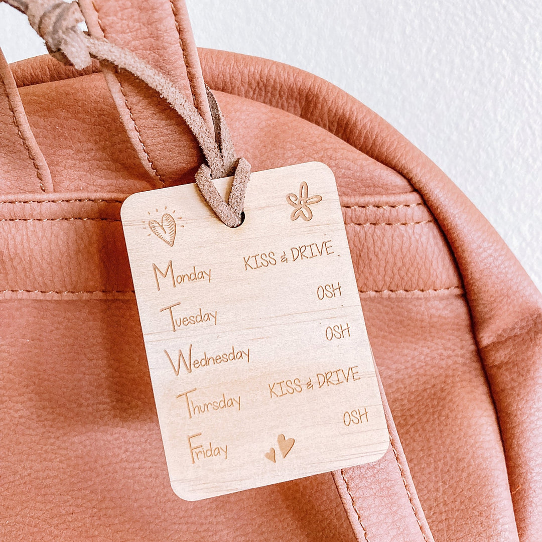 After School Reminder Bag Tag - ShartrueseSchool Bag Tag