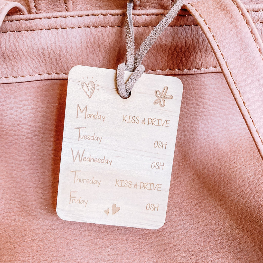 After School Reminder Bag Tag - ShartrueseSchool Bag Tag