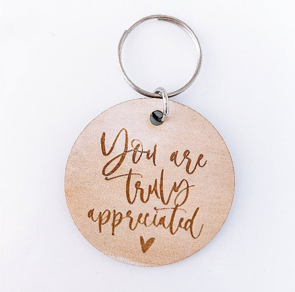 Appreciation Keychains - ShartrueseTeacher Gift