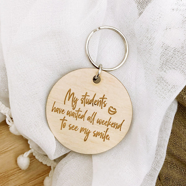 Appreciation Keychains - ShartrueseTeacher Gift