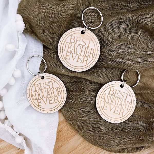 Appreciation Keychains - ShartrueseTeacher Gift