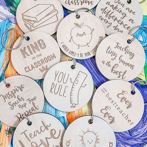 Appreciation Keychains - ShartrueseTeacher Gift