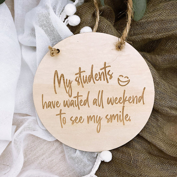 Appreciation Mini Plaques - ShartrueseTeacher Gift