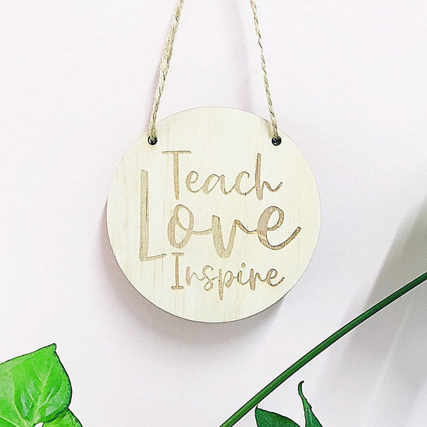 Appreciation Mini Plaques - ShartrueseTeacher Gift