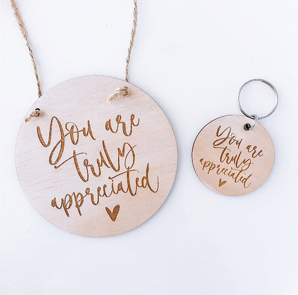 Appreciation Mini Plaques - ShartrueseTeacher Gift