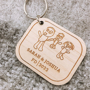 Artwork Keychains - ShartrueseKey Chain